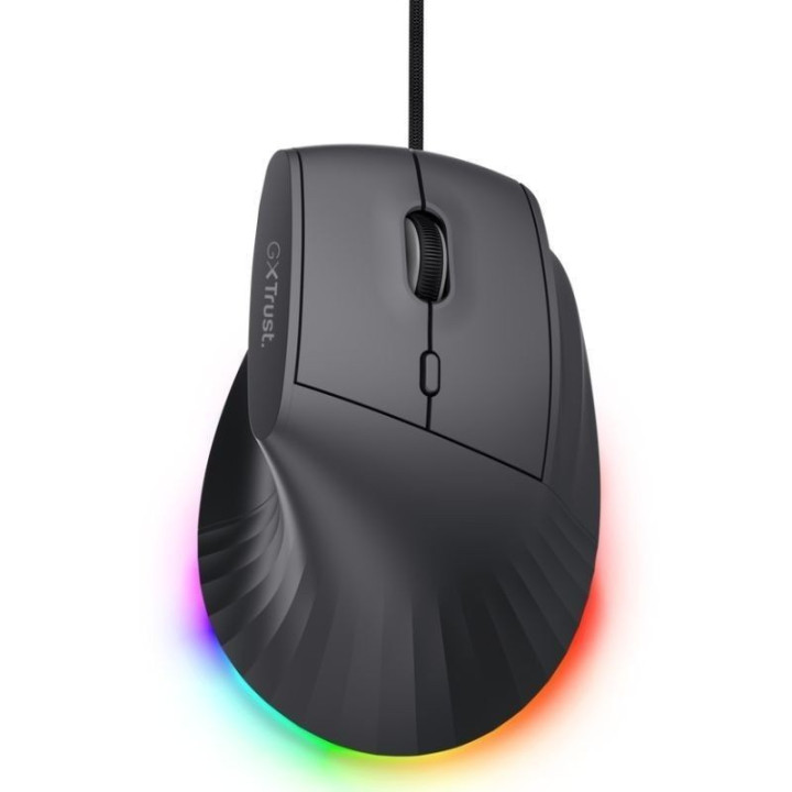 Raton Trust Gxt 145 Rexxa USB RGB Ergonomic Black | InfoChen