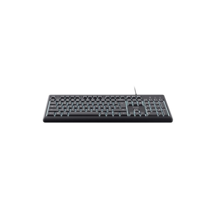 Teclado Trust Primo USB Illuminated Black | InfoChen Canarias