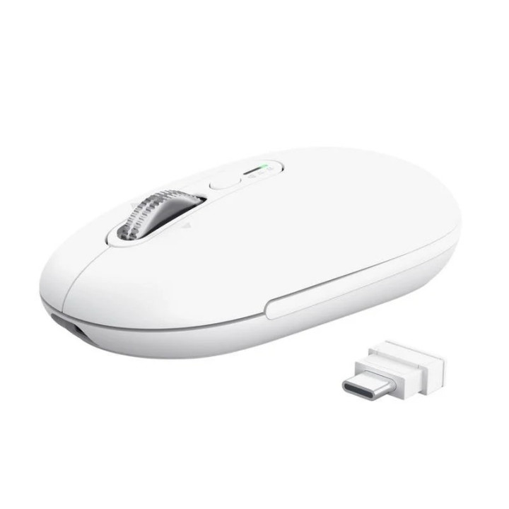 Raton Trust Seron Wireless Hyperscroll Slim White | InfoChen