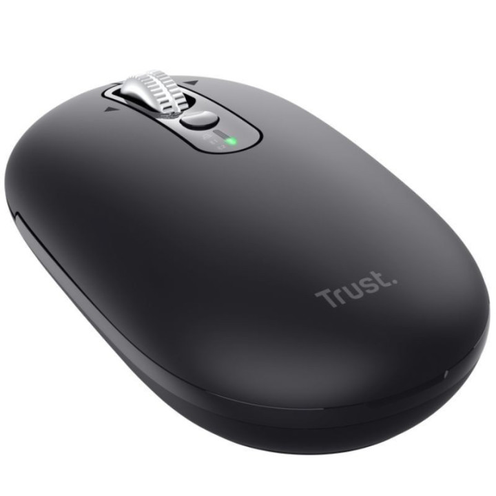 Raton Trust Seron Wireless Hyperscroll Slim Black | InfoChen