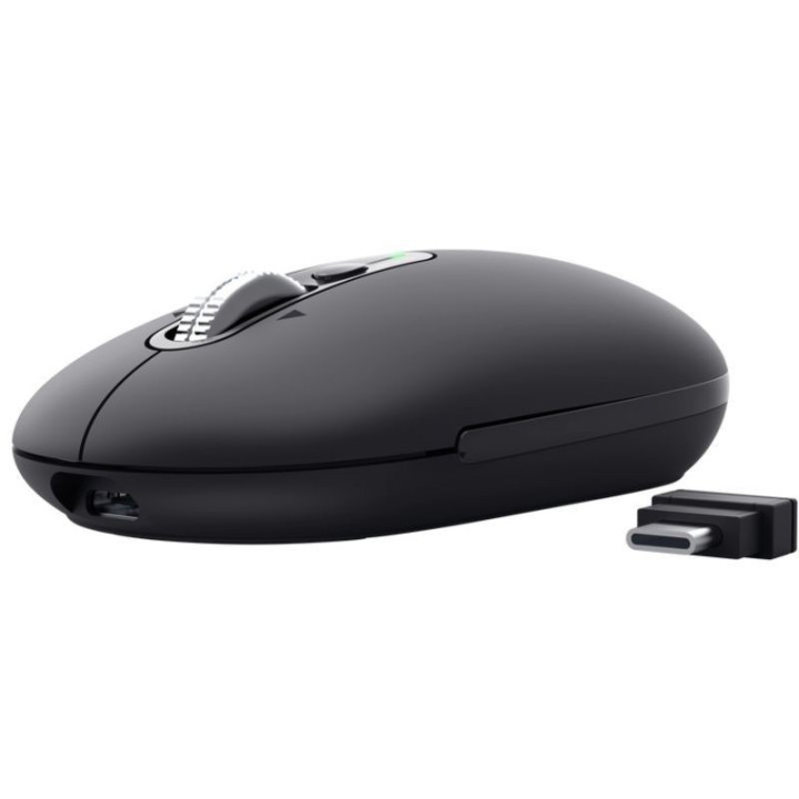 Raton Trust Seron Wireless Hyperscroll Slim Black | InfoChen