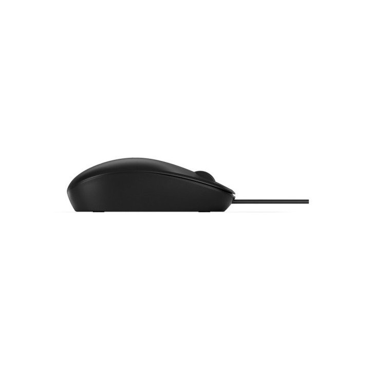 Raton HP 125 USB 1200DPI Optico Black | InfoChen Canarias