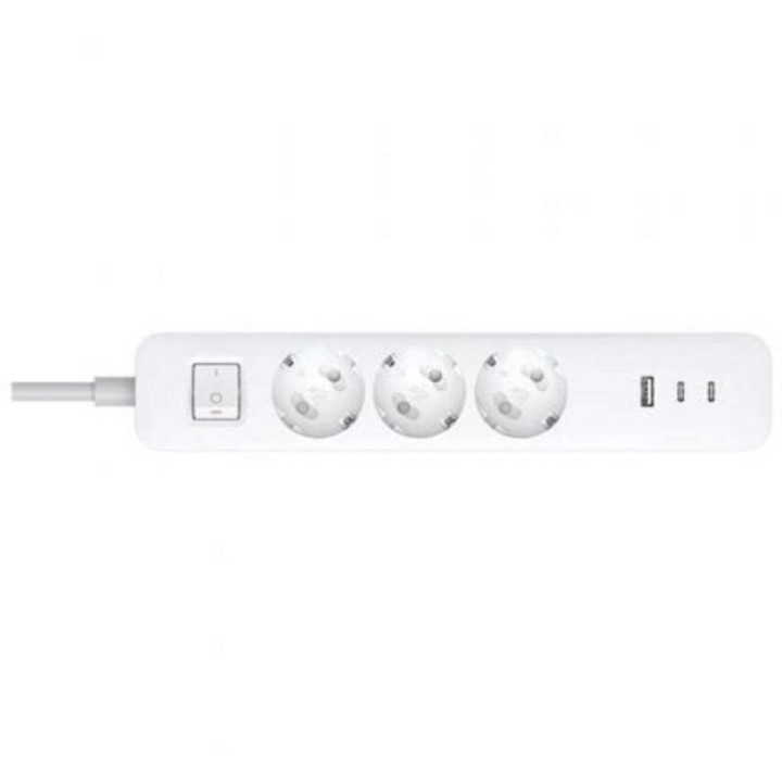 Regleta Xiaomi Power Strip 3 Schukos Usb/usb-C Proteccion 20W
