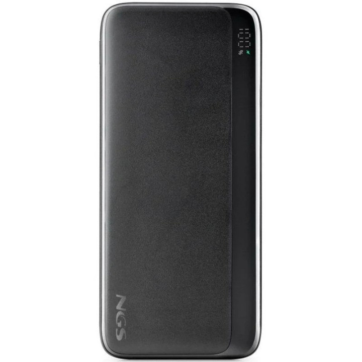Powerbank Ngs QUIZ20 10000MAH 22.5W USB-A/usb-C LED Black |
