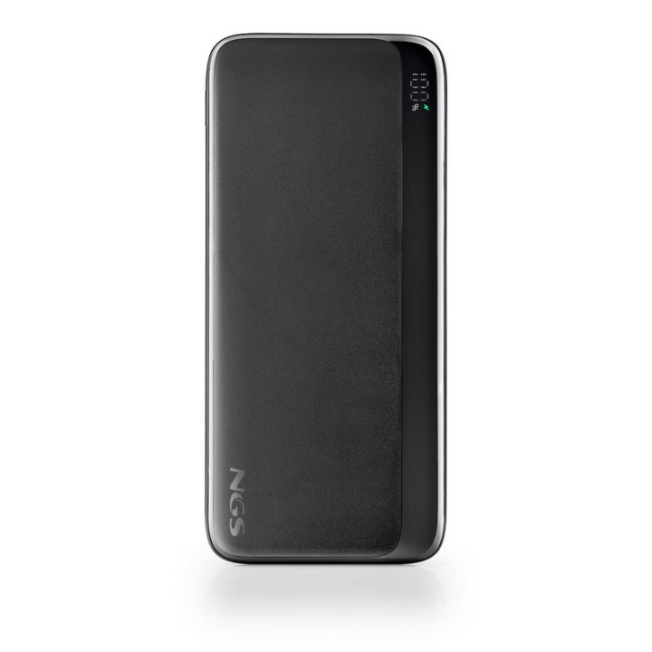 Powerbank Ngs QUIZ20 20000MAH 22.5W USB-A/usb-C LED Black |