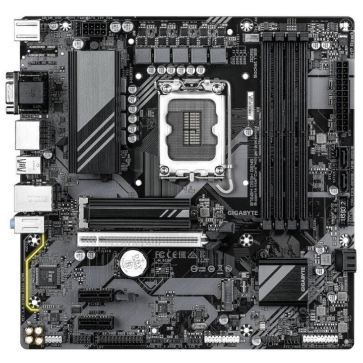 Placa Base Gigabyte GA-B760M-DS3H GEN5 Matx 4XDDR5 VGA + 2XDP +