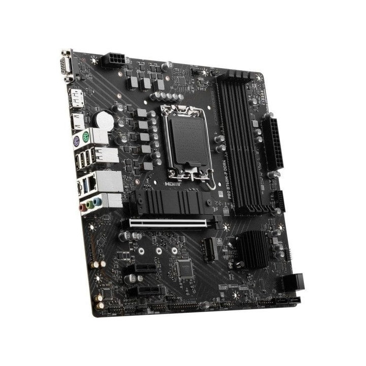 Placa Base Msi Pro B760M-P Matx 4XDDR5 VGA + HDMI + DP | InfoChen