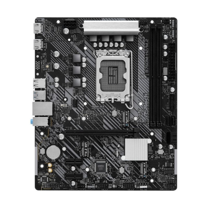 Placa Base Asrock B760M-H 2XDDR5 Matx HDMI +dp | InfoChen