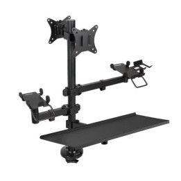 Soporte De Mesa Tooq Monitor + Impresora + Terminal + Bandeja
