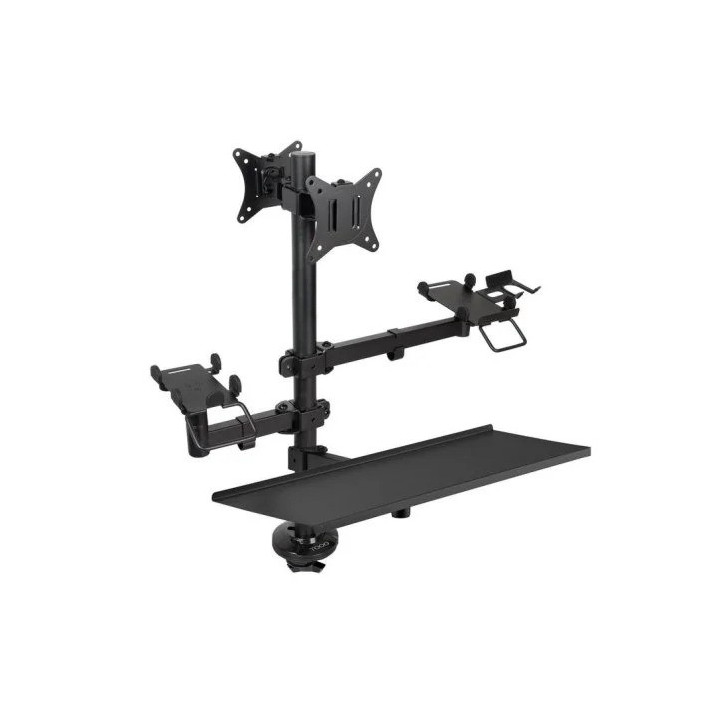 Soporte De Mesa Tooq Monitor + Impresora + Terminal + Bandeja