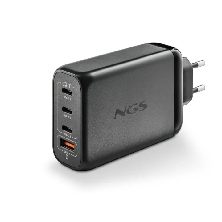 Cargador De Portátil Ngs Bud Gan 3XUSB-C/USB-A 140W Black |