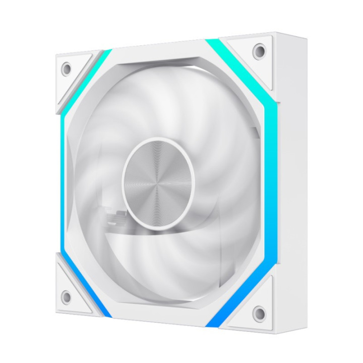Ventilador Gm 12CM Adicional Gaming Chasis ARGB Silencioso White