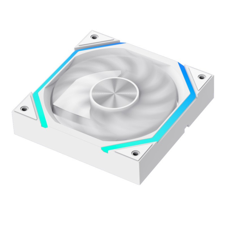 Ventilador Gm 12CM Adicional Gaming Chasis ARGB Silencioso White