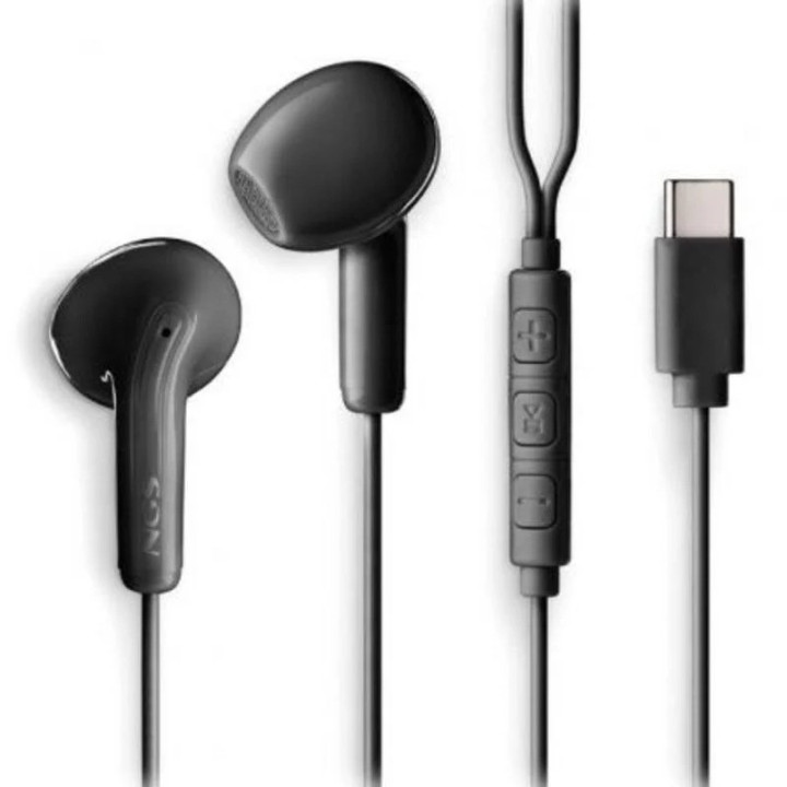 Auriculares + Microfono Ngs Cross Glide In Ear USB-C Black |