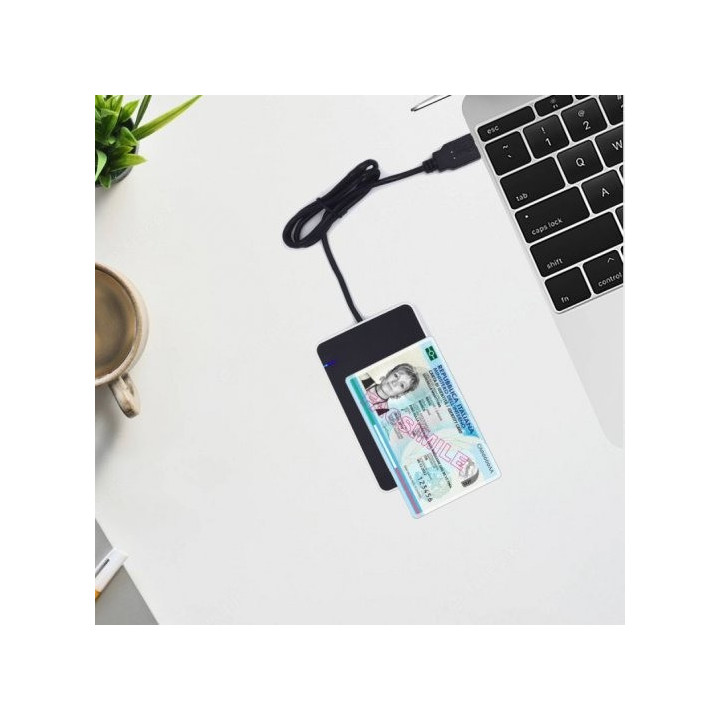 Lector De Tarjetas Ewent Dnie NFC Black | InfoChen Canarias