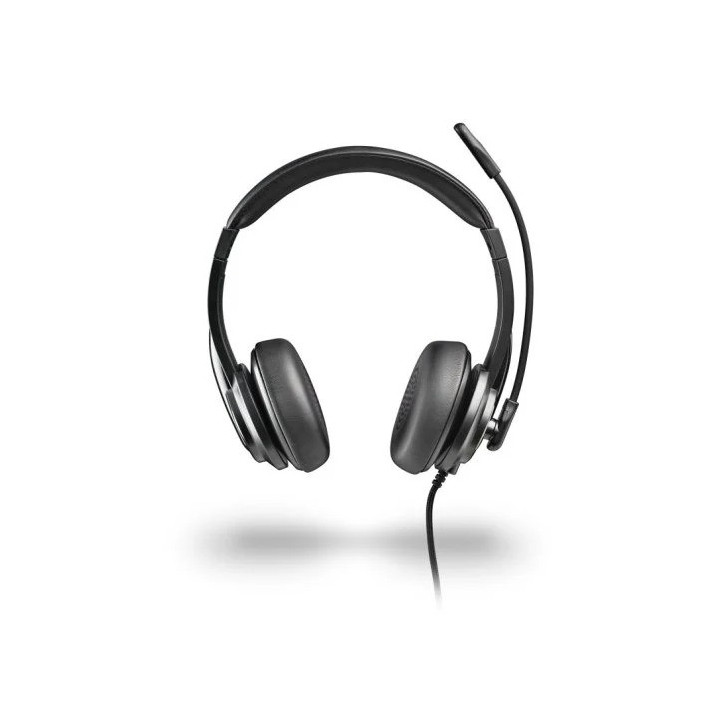 Auriculares + Microfono Ngs VOX605USBC USB-A/c Black | InfoChen