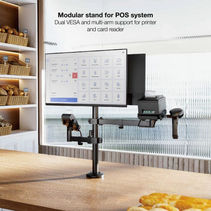 Soporte De Mesa Avpos 4-1 Para Tpv/monitor/impresora/datafono |