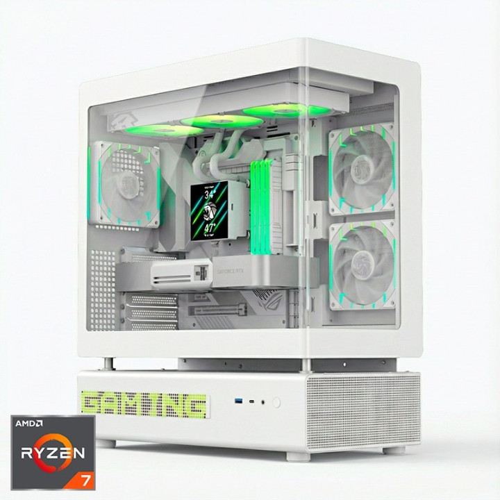 Ordenador Gaming N90 White RGB R7 9800X3D/32GB DDR5/SSD2TB