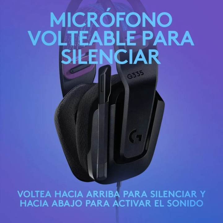 Auriculares + Microfono Logitech Gaming G335 Jack 3.5MM