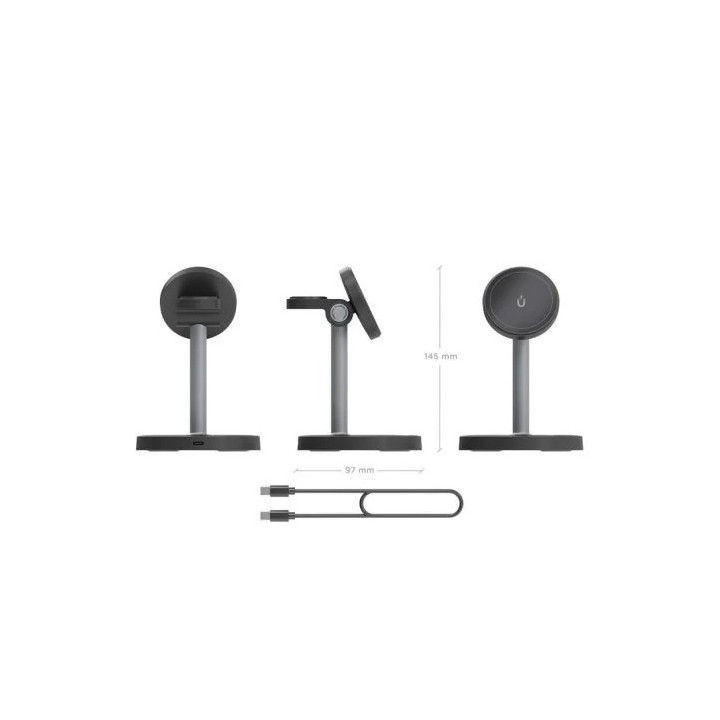 Base Cargador Aisens Smartphone/apple Watch/auriculares Wireless