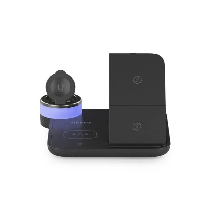 Base Cargador Aisens Smartphone/apple Watch/auriculares Wireless