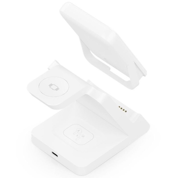 Base Cargador Aisens Smartphone/apple Watch/auriculares Wireless