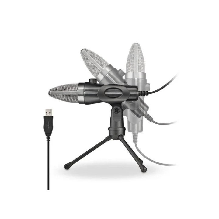 Microfono Ngs MS120USB USB Tripode Black | InfoChen Canarias