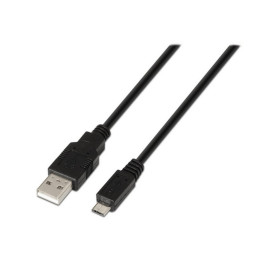 Cable USB Am/micro B/m 3M Aisens Black | InfoChen Canarias