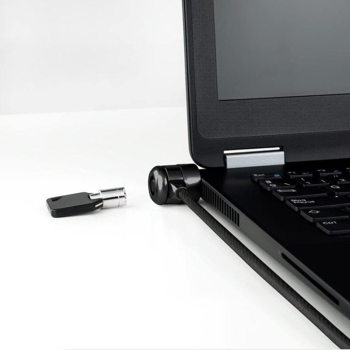 Cable Seguridad Tooq Portátil Con Llave 1.5M | InfoChen Canarias