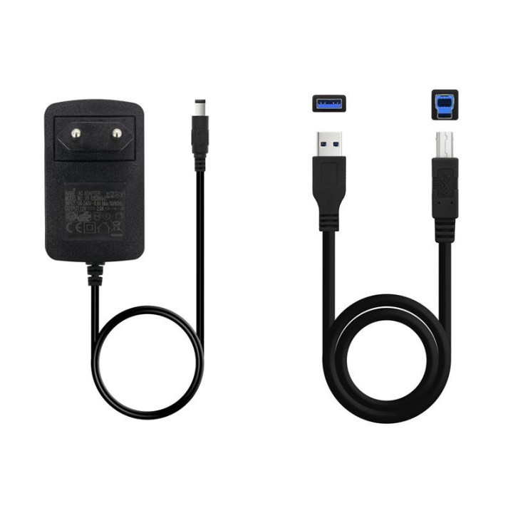Dock HDD Tooq 3.5/2.5 Sata Clone Otb USB 3.0 Black | InfoChen