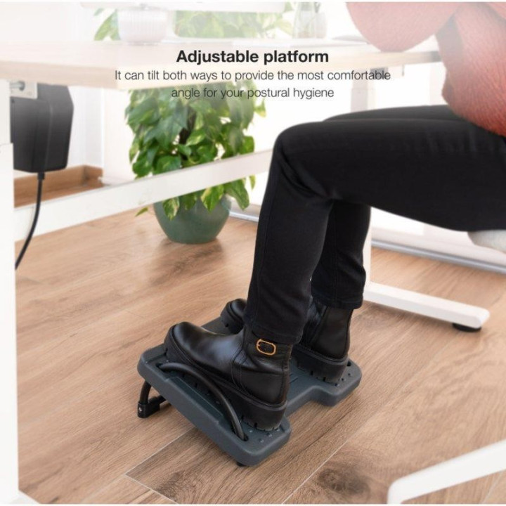 Reposapies Ergonomico Tooq Confort Grey | InfoChen Canarias