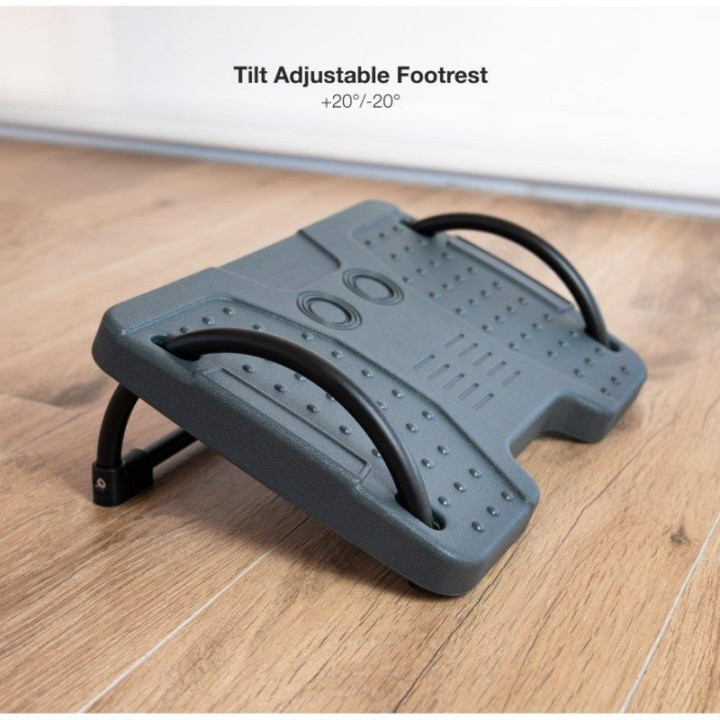 Reposapies Ergonomico Tooq Confort Grey | InfoChen Canarias