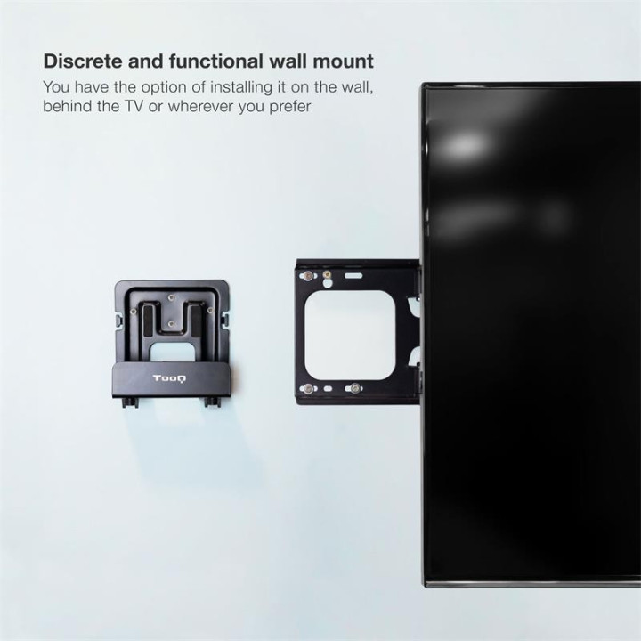 Soporte De Pared Universal Tooq Para Router Mini PC Multimedia