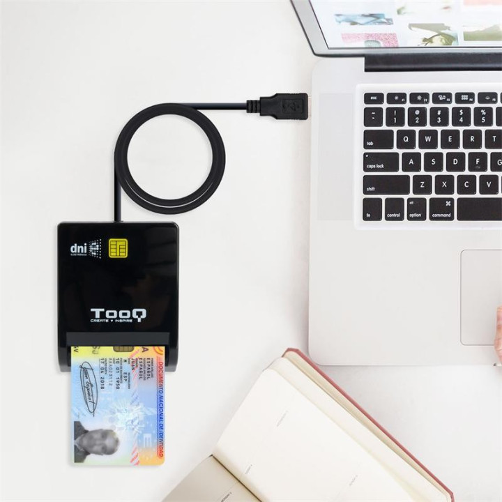 Lector De Tarjetas Dnie Tooq TQR-210 Dni USB Black | InfoChen
