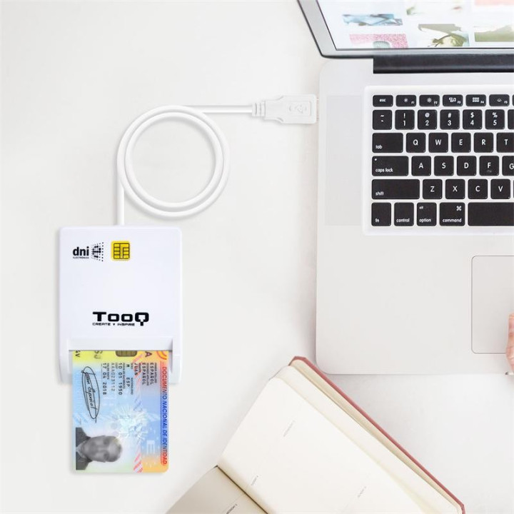 Lector De Tarjetas Dnie Tooq TQR-210 Dni USB White | InfoChen