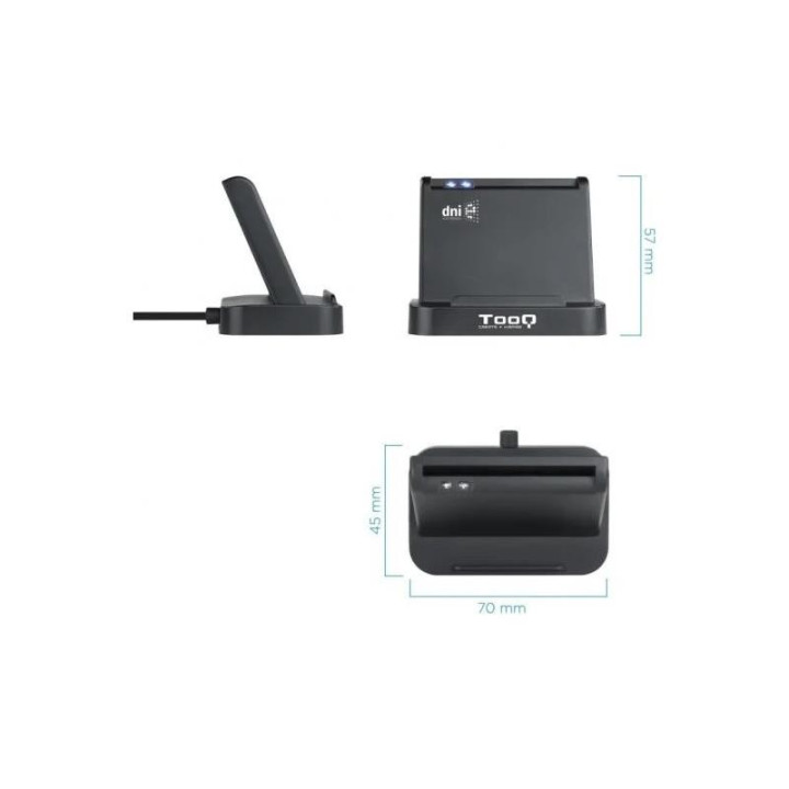 Lector De Tarjetas Dnie Vision Tooq USB 2.0 | InfoChen Canarias
