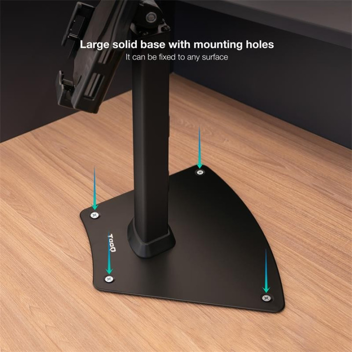 Soporte Sobremesa Tooq Antirrobo Para Tablet 7.9-10.5 Black |