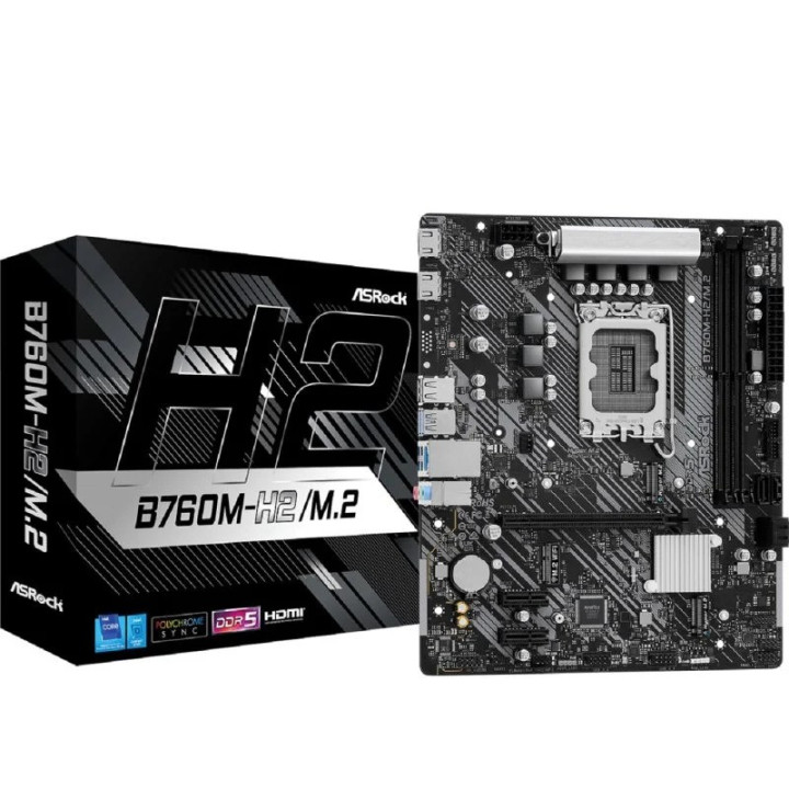 Placa Base Asrock B760M-H 2XDDR5 Matx HDMI +dp | InfoChen