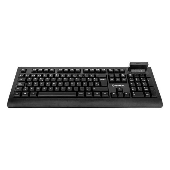 Teclado + Lector Unyka KB918 Lector Inteligente Tipo Pc/sc 2.0