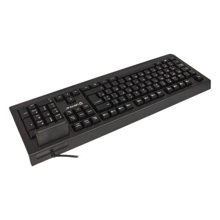 Teclado + Lector Unyka KB918 Lector Inteligente Tipo Pc/sc 2.0