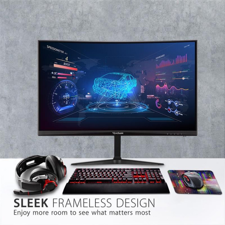 MONITOR VIEWSONIC 24 CURVO LED FHD HDMI DP 165Hz 3YR GARANTIA |