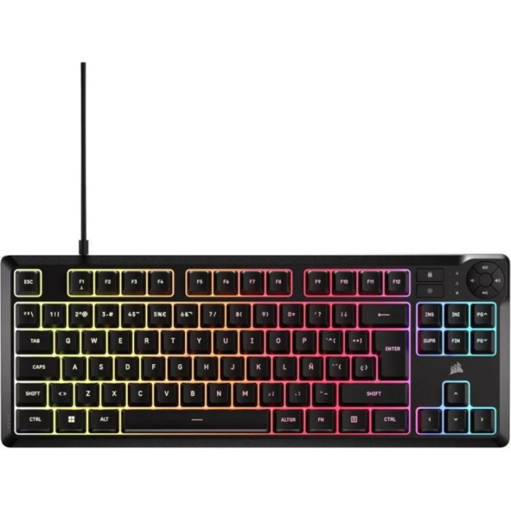 Teclado Gaming Corsair K55 TKL USB Icue RGB Black | InfoChen