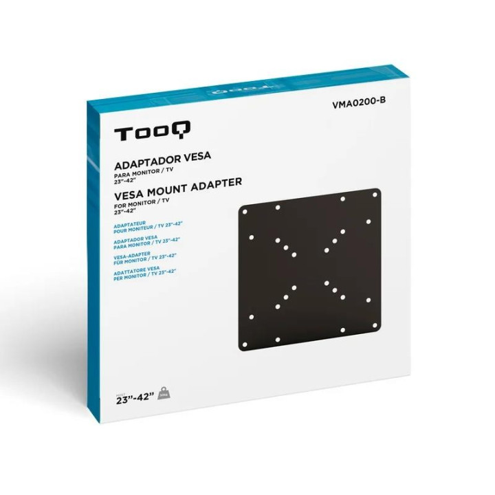 ADAPTADOR MONITOR VESA TOOQ 50x50 - 200x200 HASTA 30KG 23-45