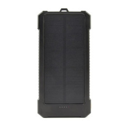 Powerbank Gembird Solar 10000MAH USB-C Black | InfoChen Canarias
