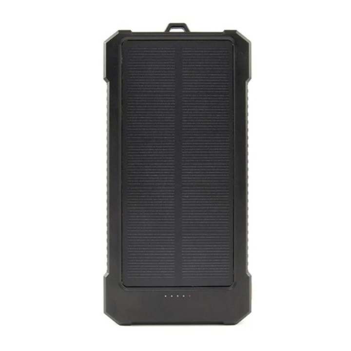 Powerbank Gembird Solar 10000MAH USB-C Black | InfoChen Canarias