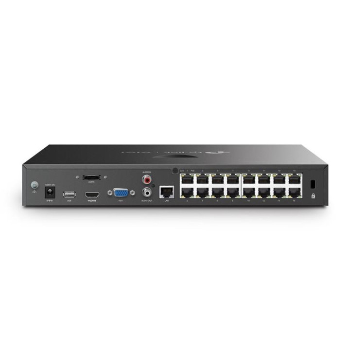 Grabador IP Nvr Tp-Link Vigi 16 Ch IP POE 2HDD H.265+ | InfoChen