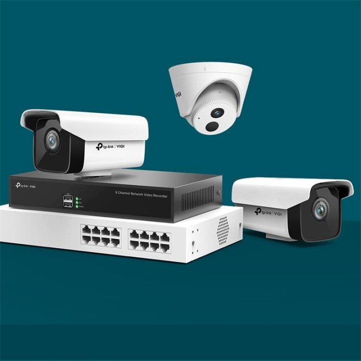 Grabador IP Nvr Tp-Link Vigi 8 Ch IP 1HDD H265+ | InfoChen