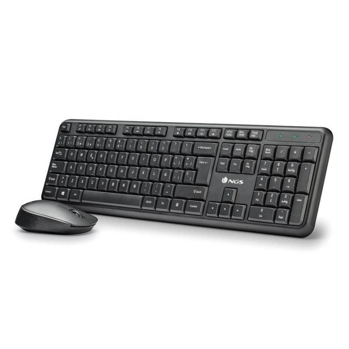 Teclado + Raton Ngs Harmony Wireless Multimedia Silent Black |