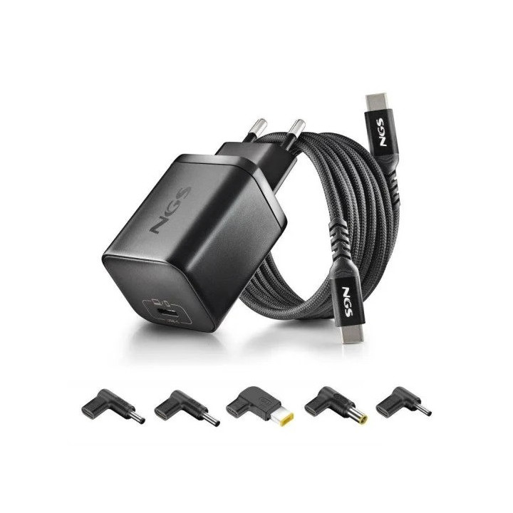 Cargador De Portátil Lenovo Ngs Bud Gan USB-C 65W 5 Conectores +