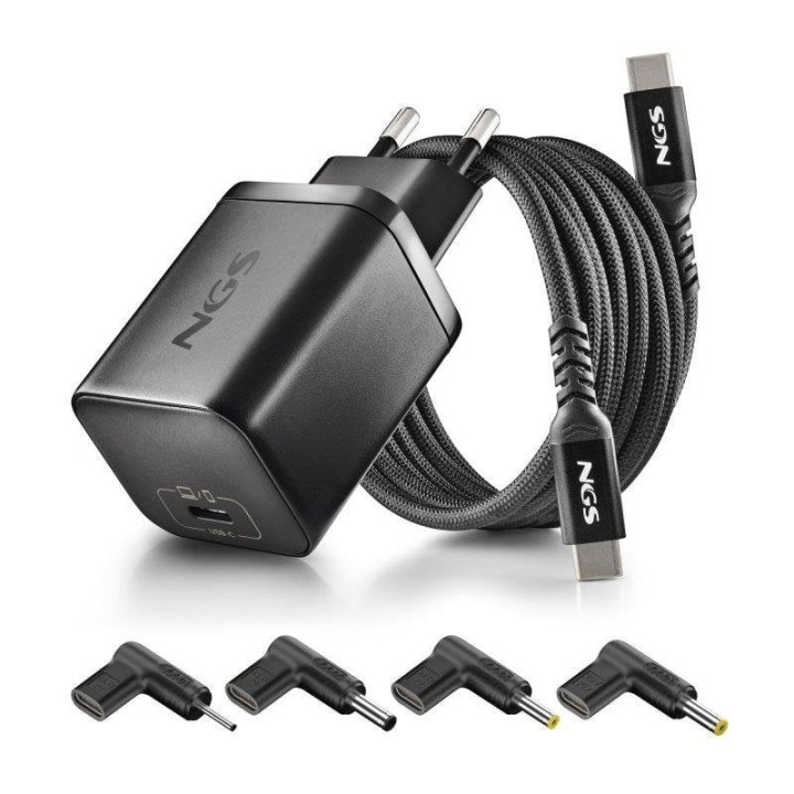 Cargador De Portátil Acer Ngs Bud Gan USB-C 65W 4 Conectores +
